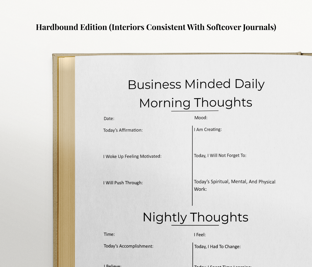 Business Minded Guided Journal